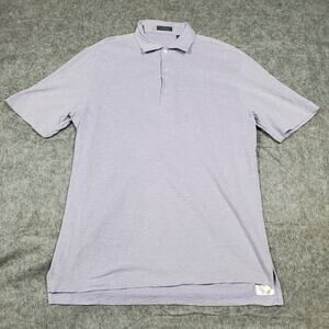 Turtleson Shirt Mens Large Polo Knit Purple Short Sleeve Golf Tennis Preppy